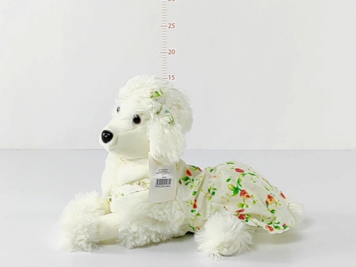 Perrita vestido de flores 15cm