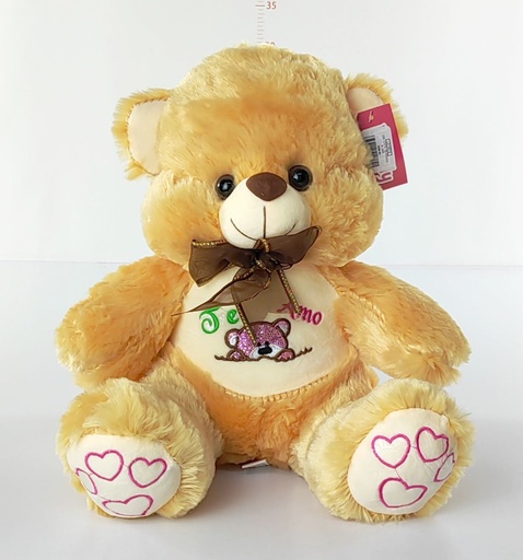 osito cinta y bordado 30cm