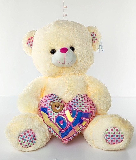 Osita corazón B 50cm