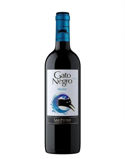 VINO TINTO MERLOT GATO NEGRO 750 ml