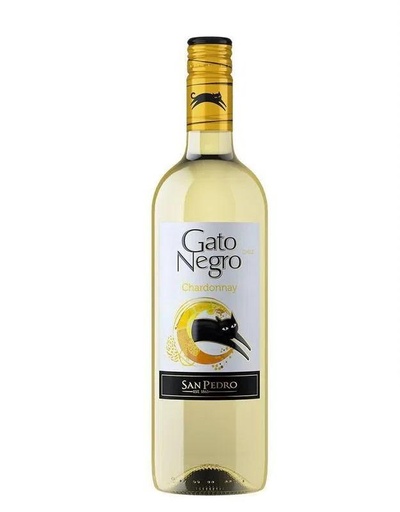 VINO BLANCO CHARDONNAY GATO NEGRO 750 ml