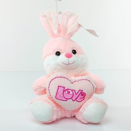 Conejito corazón 25cm