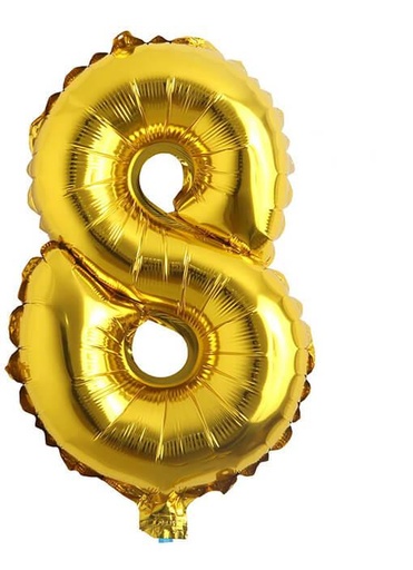 Globo metalizado #8